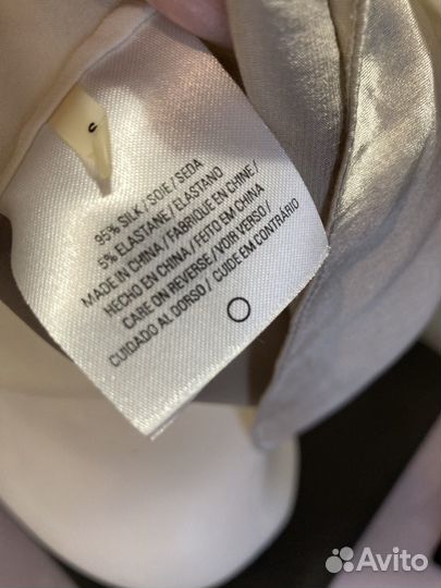 Натуральный шелк блуза Elietahari S