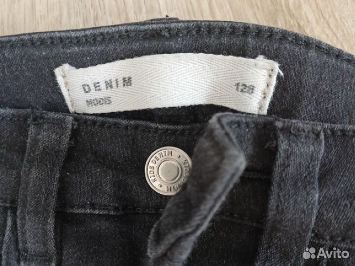 Джинсы стрейч 128