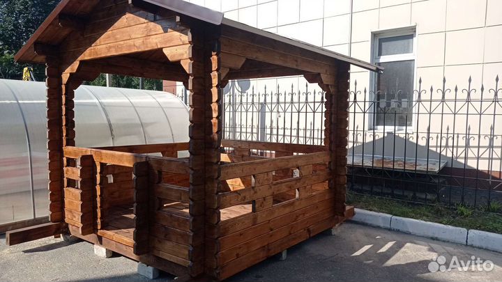 Беседка из минибруса, летние домики, дачи, туалеты