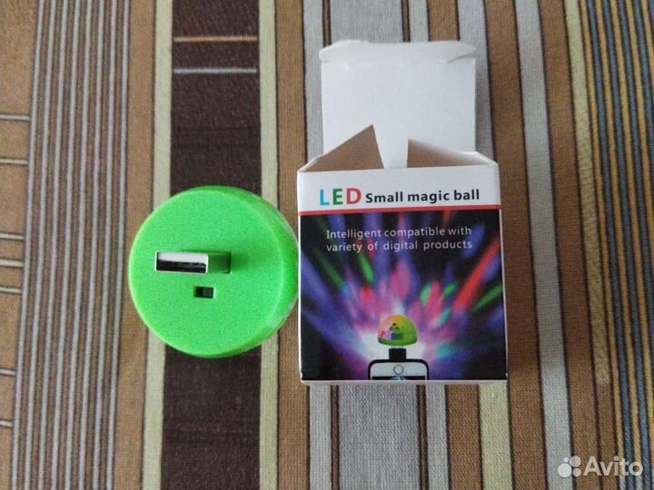 Минишар светомузыкальный от USB