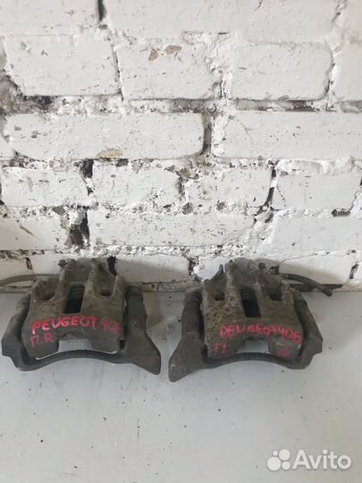 Суппорт передний тормозной Peugeot 406 1995-2004