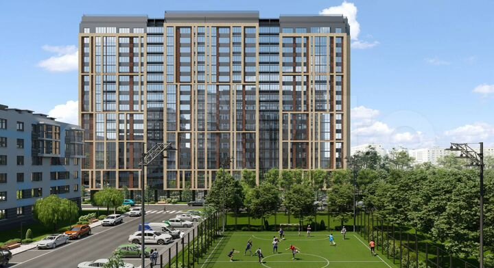 Квартира-студия, 20,8 м², 13/18 эт.