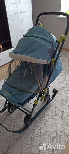 Детские санки коляска