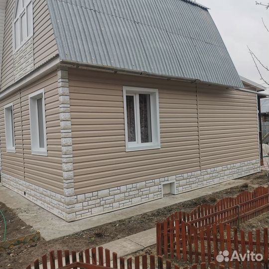 Фасадные работы/ Отделка сайдингом/ Монтаж ремонт