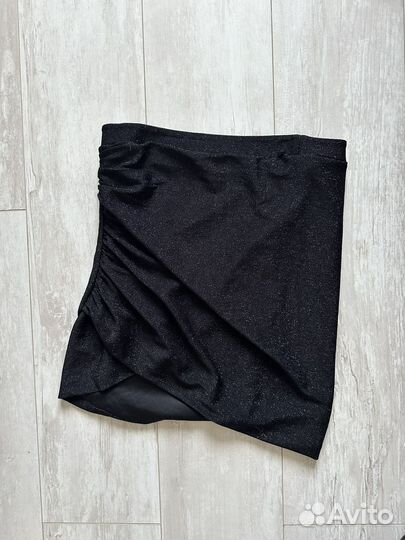 Юбка блестящая