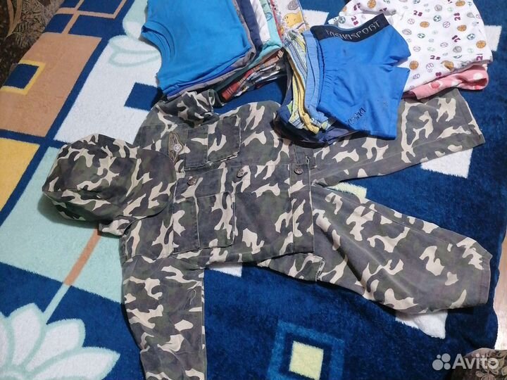 Летние вещи на мальчика 98 104