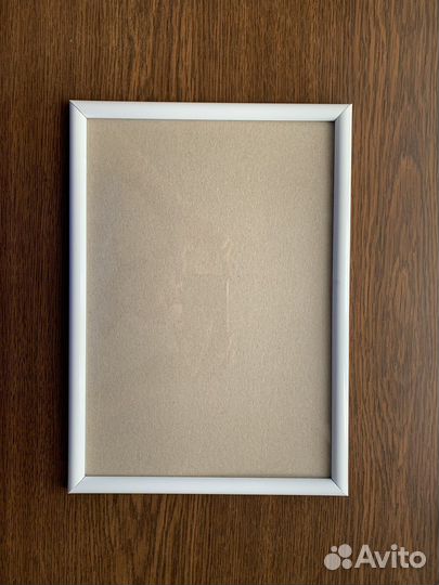 Рамка для фотографии белая а4
