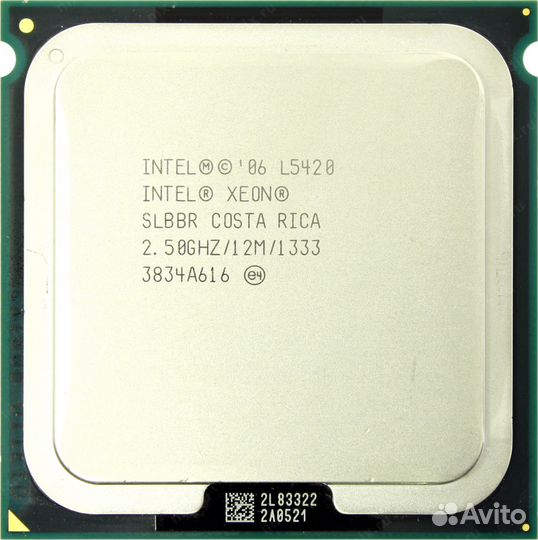 Процессор Intel Xeon L5420 4 ядра 775 сокет