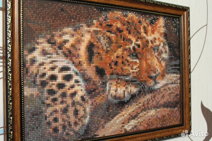 Картина из страз (алмазная вышивка). Ручная работа