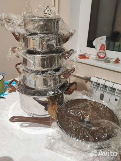 Кастрюля из нержавейки 5 литров