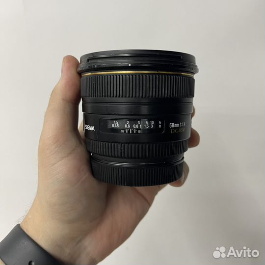 Объектив sigma 50mm 1.4 DG HSM для Canon