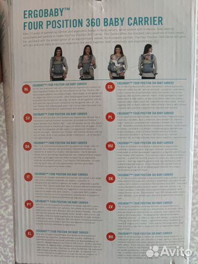 Рюкзак переноска кенгуру Эргорюкзак ergobaby
