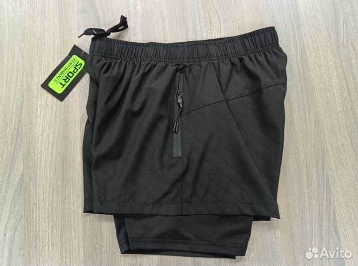 Шорты с тайтсами 2 в 1