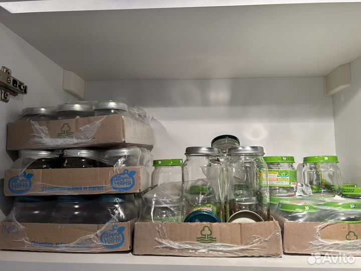 Банки от детских пюре