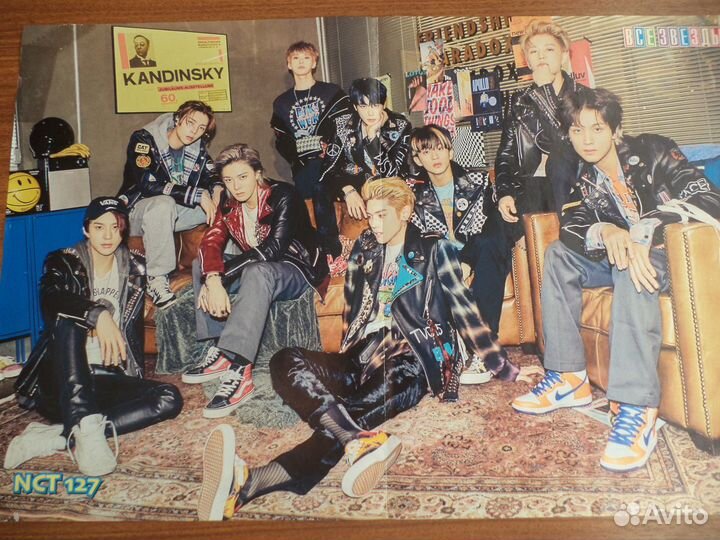 Плакат Ateez ;NCT 127