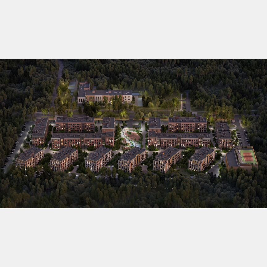 1-к. квартира, 36,8 м², 1/4 эт.