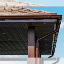 Труба водосточная Грандлайн 3м коричневый