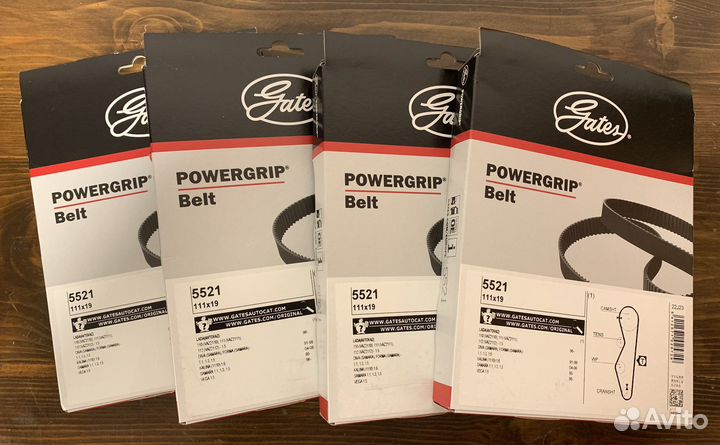 Ремень грм ваз 8 кл зубчатый Gates 5521 111x19 мм