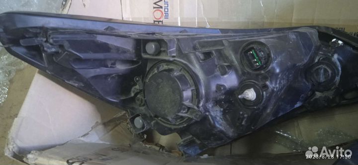 Левая фара на hyundai solaris 1 рестайлинг