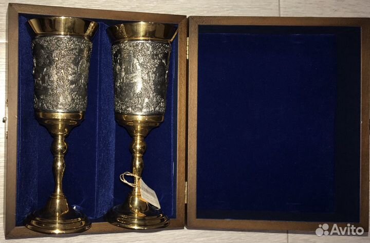 Бокалы Охота 2 шт в кофре