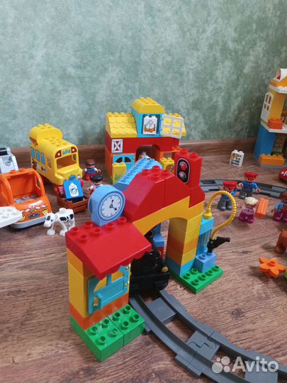 Lego duplo поезд Lego guplo ферма лего дупло