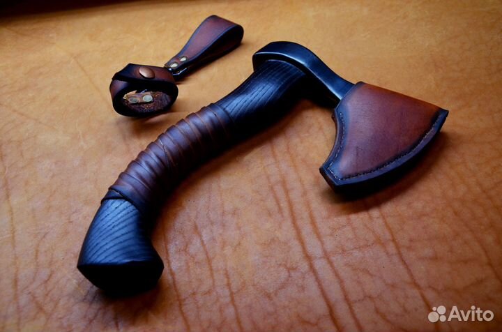 Топорик кованый ручной работы. Сталь 9XC