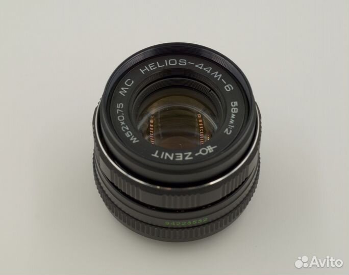 Новый Гелиос-44М-6 58mm f/2 мс М42