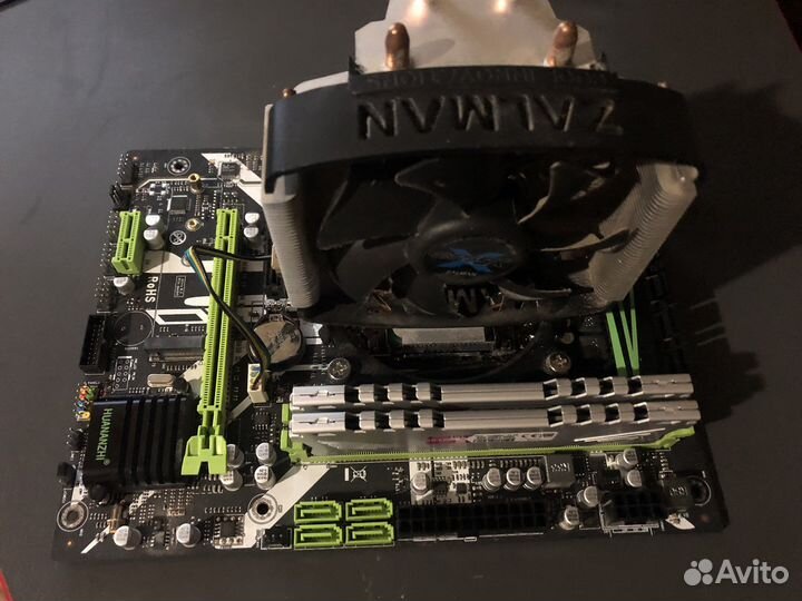 Комплект X99 + Xeon E5 2630LV3 + 2x8gb + кулер