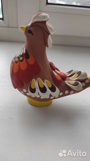 Торжокская глиняная свистулька