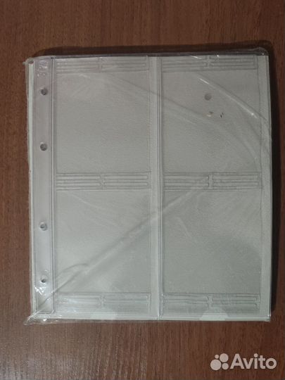 Листы для монет для альбома 