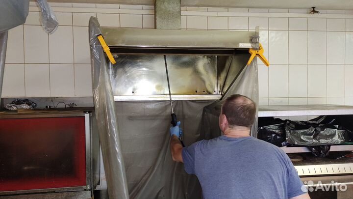 Чистка жировой(технологической) вентиляции