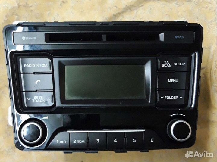 Штатная магнитола на Hyundai creta
