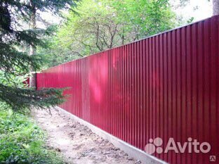 Заборы из профнастила 0,4 С