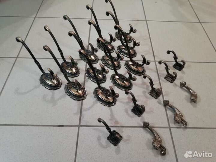 Крючок вешалка латунь СССР