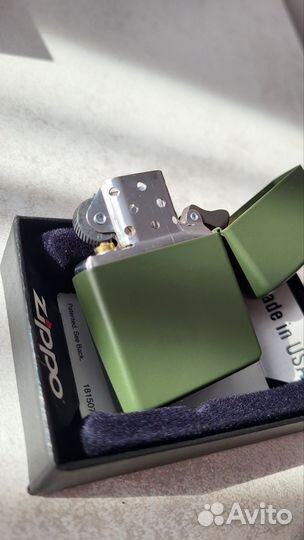 Zippo digital green matte