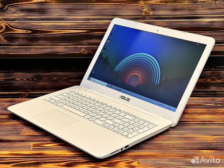 Белоснежный ноутбук Asus Intel Core i5 8гб Nvidia