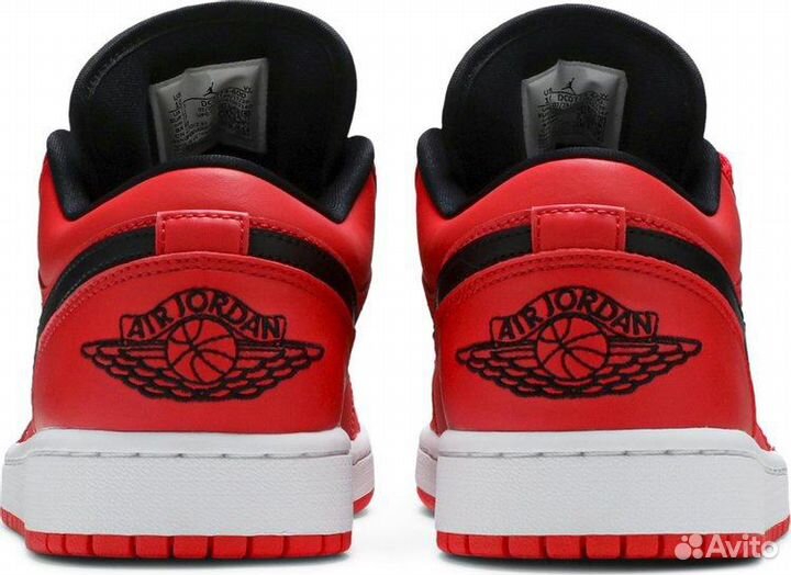 Кроссовки Wmns Air Jordan 1 Low Siren Red, красный