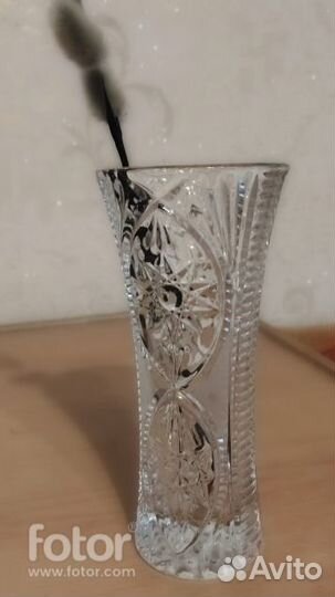 Ваза для цветов хрусталь СССР
