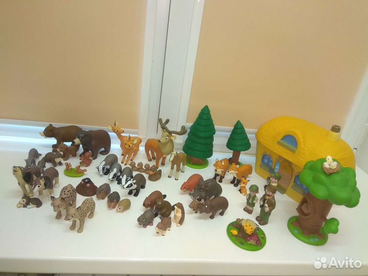 Животные леса 33 выпуска, игрушки Диагостини