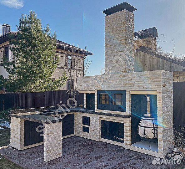 Мангальная зона барбекю