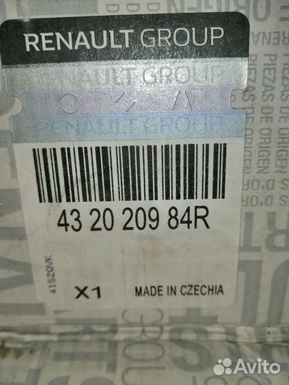 Диск тормозной 432020984R renault Grand Scenic III