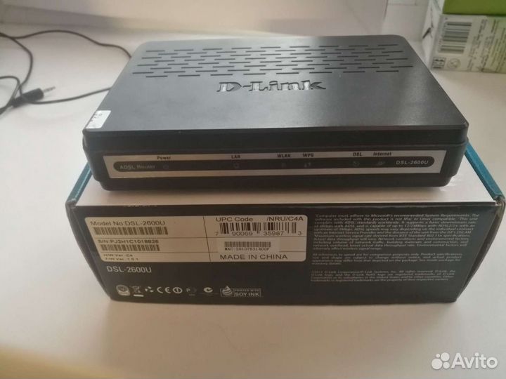 Модем роутер DSL-2600U D-Link adsl