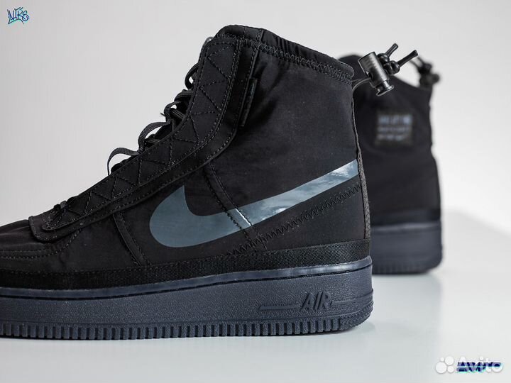 Nike Air Force 1 High Shell 'Black'