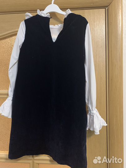 Бархатное платье