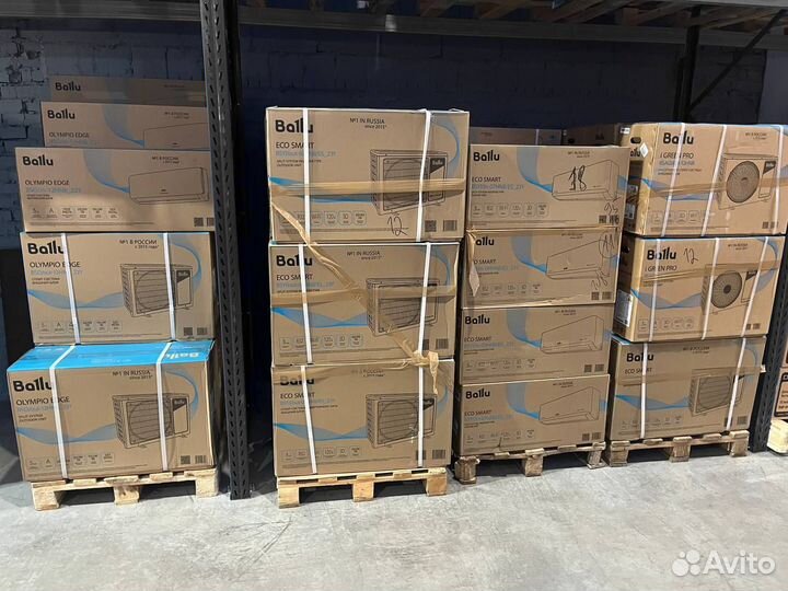 Сплит-системы Ballu новые с гарантией