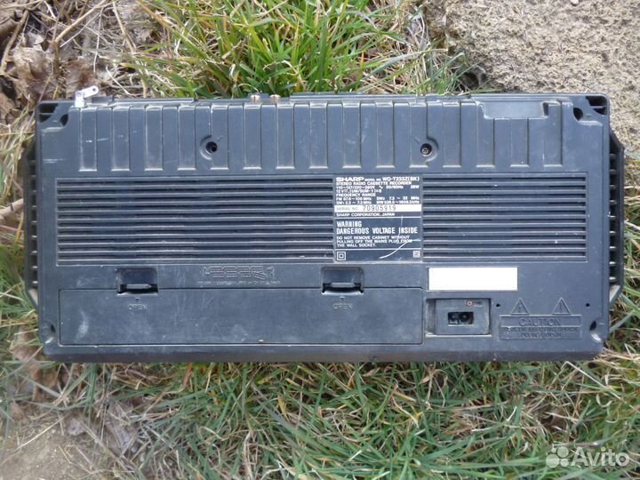 Магнитофон sharp twin на запчасти