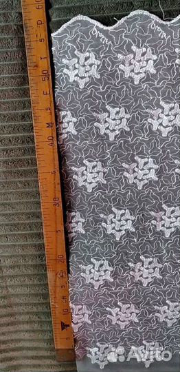 Отрез тюли N 4.Ткань для рукоделия