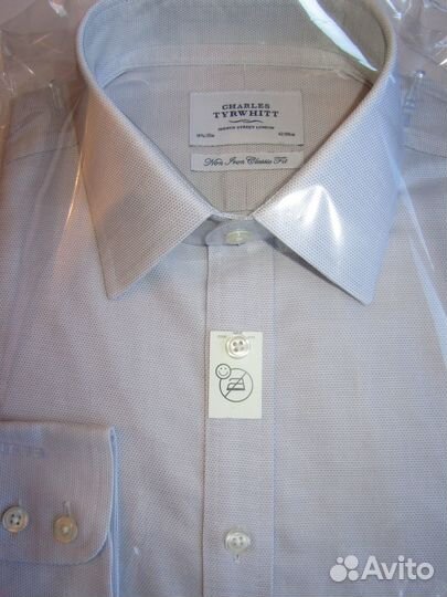 Рубашка Charles Tyrwhitt classic non iron 42\89