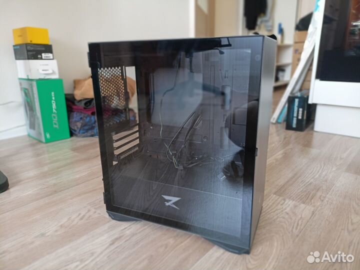 Корпус ZET gaming Rare Minicase MS4 GG серый argb