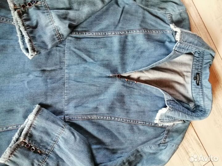 Джинсовое платье женское 46